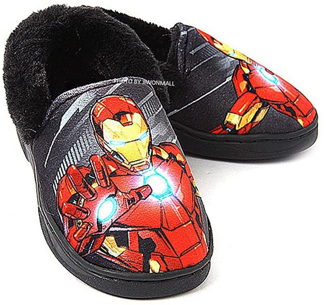 아이언맨 털실내화 토너 털실내화_블랙