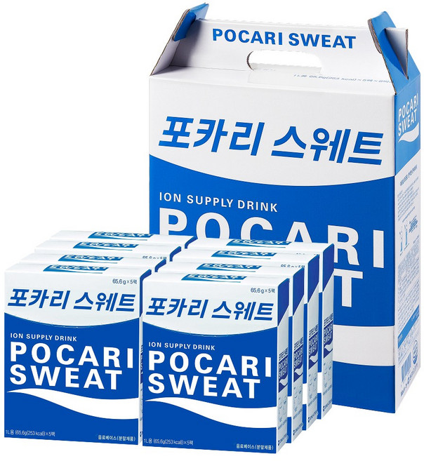 7위 - 포카리스웨트 분말 선물세트, 65.6g, 40개