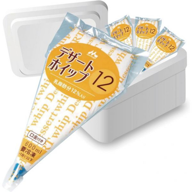커피 프림 크리머 모리나가 유업 호이피 650g 휘핑 파우더 크림 업무용 상온 보관, 600ml*12개[디저트 휘핑 12], 1개