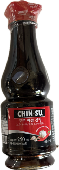 친수 고추마늘 간장 소스, 250ml, 4개