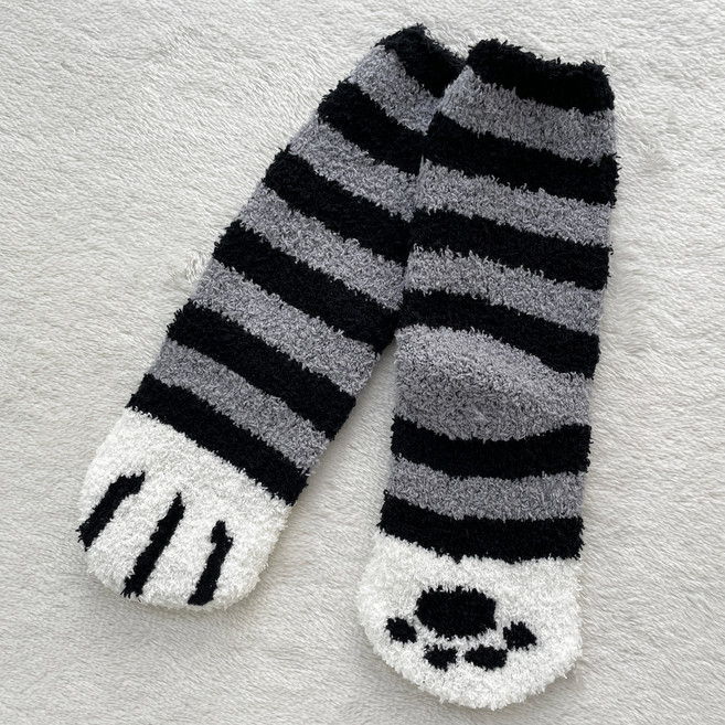 러브윈터 귀여운 수면양말 6종 데일리 무압박 레그워머 도톰 긴 고양이 임산부 양말 수족냉증