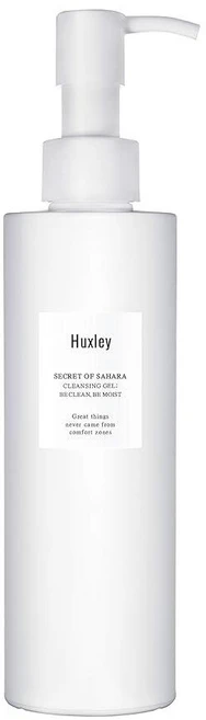 Huxley Secret of Sahara 젤 클렌저 데일리 클렌징을 위한 한국 투 폼 페이셜 메이크업 및 자외선 차단제 제거를 부드러운 수분 페이스 워시 | 200mL / - 쿠팡