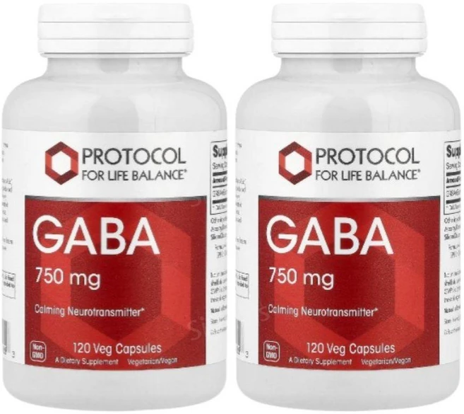 프로토콜 가바 750mg 캡슐 PROTOCOL FOR LIFE BALANCE GABA, 2개, 120정 - 쿠팡