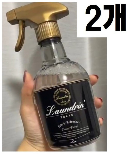 란도린 섬유탈취제 클래식 플로럴 탈취 스프레이 370ml x 2개, 1개입
