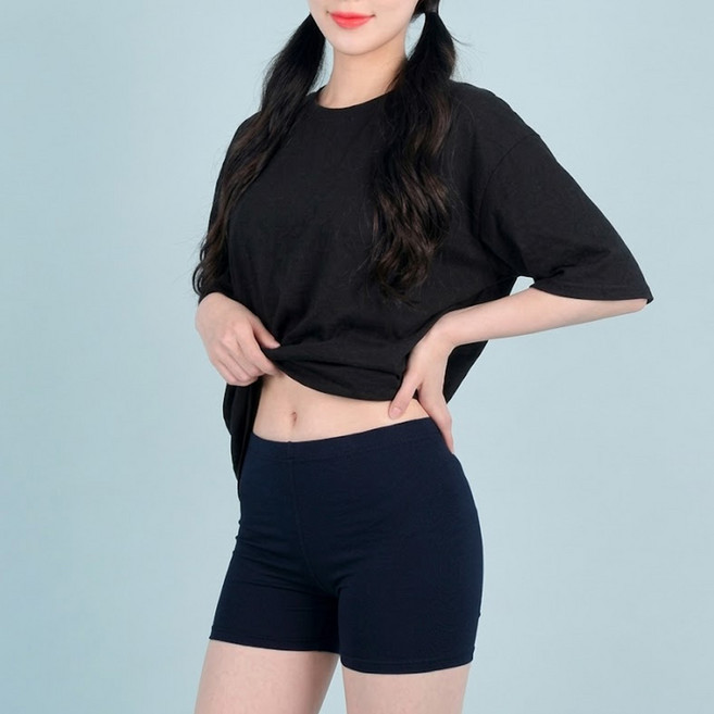 아이스 쿨링 냉감 3부 속바지 여름 여성 쿨 레깅스 밴딩 팬츠