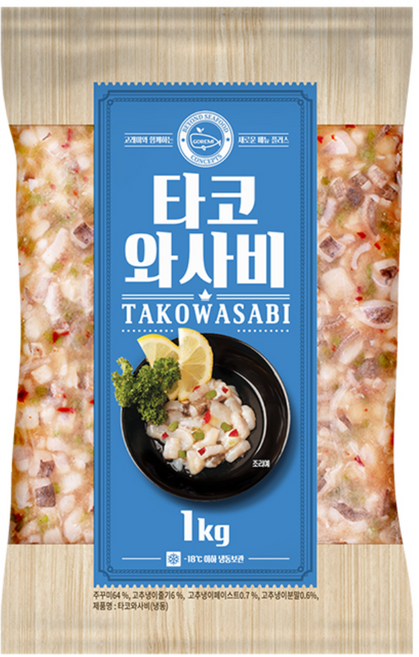 고래미 타코와사비 마일드 1kg, 24개