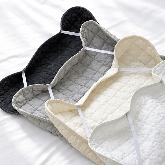 라온이브 순면 피그먼트 경추베개 템퍼 밴드형 베개커버