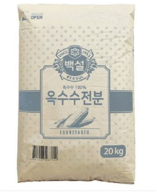 CJ 백설 옥수수 전분 20kg GMO, 1개