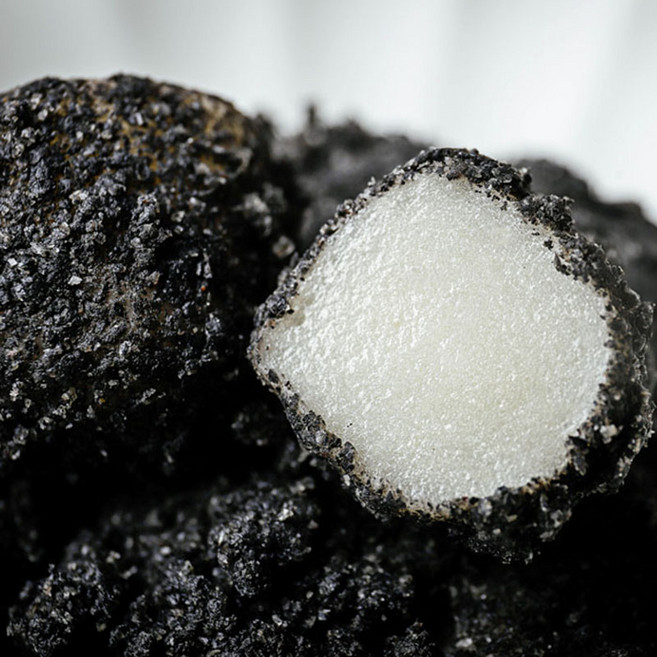 푸른마을 국내산 찹쌀 고소한 흑임자 인절미 떡, 1박스, 600g