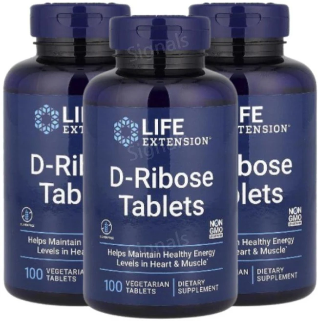 LifeExtension D Ribose 디 리보오스 100정 3개 리보스 칼슘 - 쿠팡