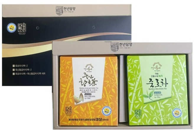 [명가혜] 죽로죽신차티백세트, 1개