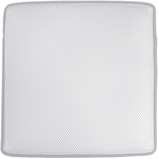 김철홍방석 특허받은 256개 에어셀 효과 땀 걱정 없는 3D 에어매쉬 방석 (욕창방지 사무실 차량용), 화이트 (내장재 포함)