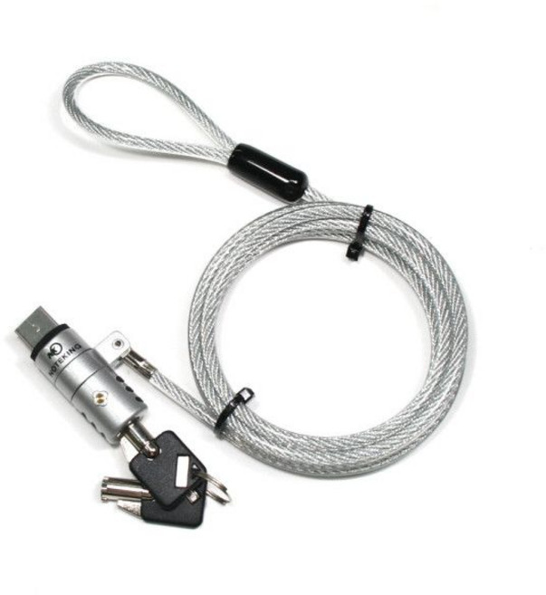 삼성 갤럭시 호환용북4 노트북 USB 포트 잠금장치 도난방지 케이블 락 KEY 열쇠형 노트킹