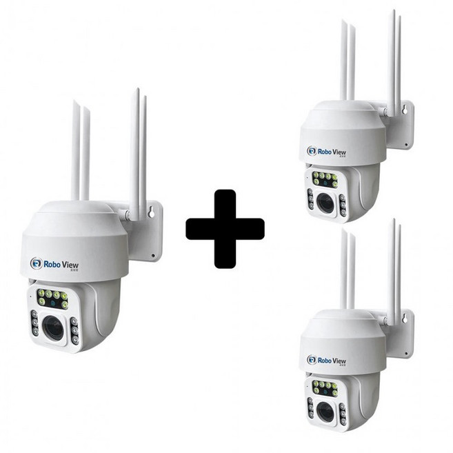 글로벌아이넷 로보뷰P3 3세트 홈 CCTV 홈캠 2.8mm-12mm 광학줌 QHD IP카메라, 1개, 03.로보뷰G+전원 5M 연장케이블(실외용)