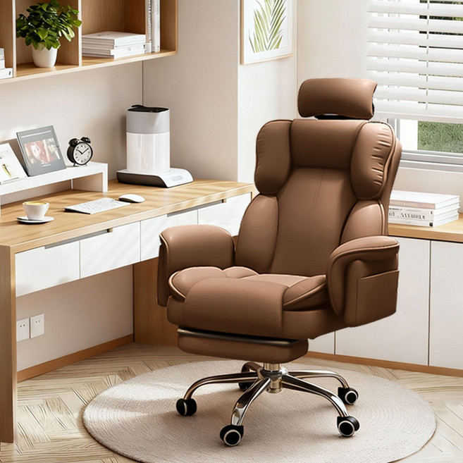 New World e스포츠 의자 인체공학 컴퓨터 의자 게임 의자 사무용 의자 767, 커피색