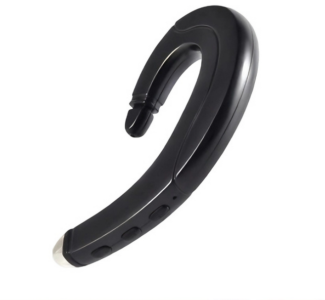 골전도 블루투스 이어폰 걸이형 에어전도 블루투스 이어폰 스포츠용, 블랙, F88