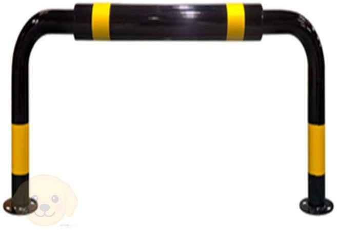 금순이네상점 스틸U 볼라드 D형 앙카식 주차금지봉, 76Φx115Φx600x1200