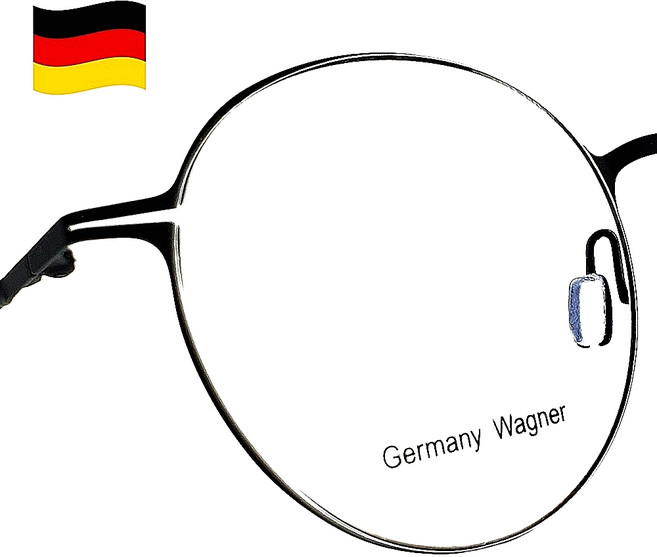 [당일발송] 페이스오프 초경량 5g 독일 와그너 안경 원형 라운드 티타늄 합금 가벼운 안경테