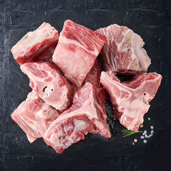 국내산 한돈 돼지등뼈, 1개, 4kg
