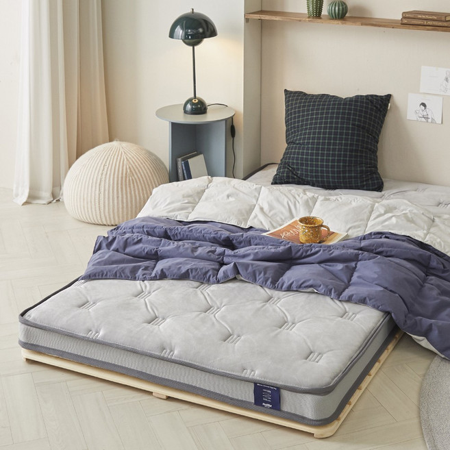 [쿠팡방문설치] 매트리 슬림 본넬스프링 토퍼 매트리스, 10cm, 하드