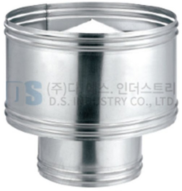 스텐 역풍방지 화목보일러 연통 닥트 흡출기 덕트 펠렛난로 화목난로 SUS 삿갓 75 100 125 150파이, 고객직접설치, 스텐 역풍방지 삿갓 150파이