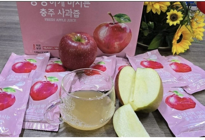 (과일천국1번지)충주 사과즙 (50포) 1박스