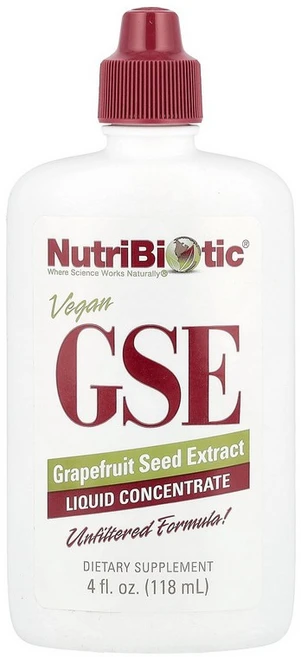 NutriBiotic 비건 GSE 자몽씨추출물 농축액 100mg 118ml(4온스), 118ml, 1개 - 쿠팡