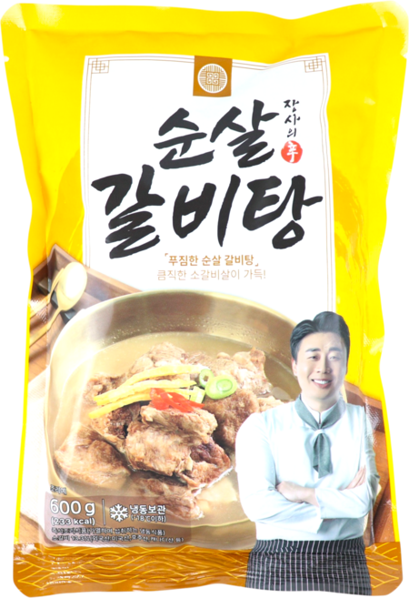 7위 - [장사의신 장신몰] 순살 갈비탕 보양식 왕갈비탕 밀키트 뼈없는 소갈비탕 600g, 1개