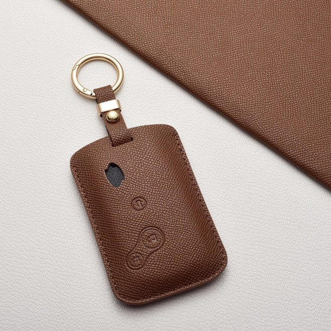 로노삼성 3버튼 스마트키 케이스 (SM7 뉴아트 / SM5 임프레션 09년식까지), 르노 G 타입(3버튼), 카푸치노