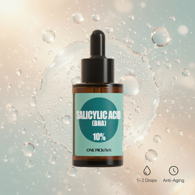 원픽플렉스 BHA 살리실릭애씨드 10% 원액 30ml 피부 진정 보습 탄력 케어 앰플 세럼, 1개