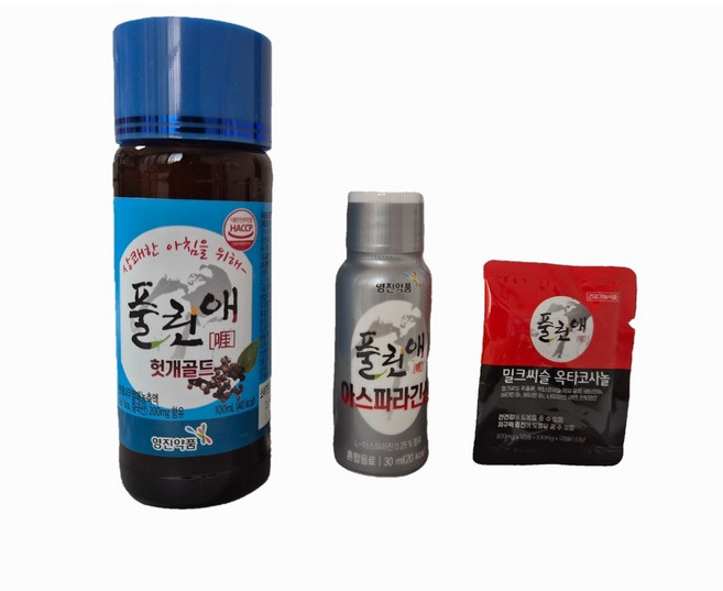 풀린애 헛개골드 녹용골드 1세트 /아르기닌 아스파라긴산 밀크씨슬옥타코사놀, 1회분