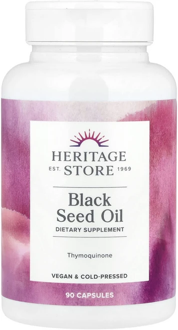 헤리티지스토어 블랙 씨드 오일 캡슐 90정, 6개 - 쿠팡