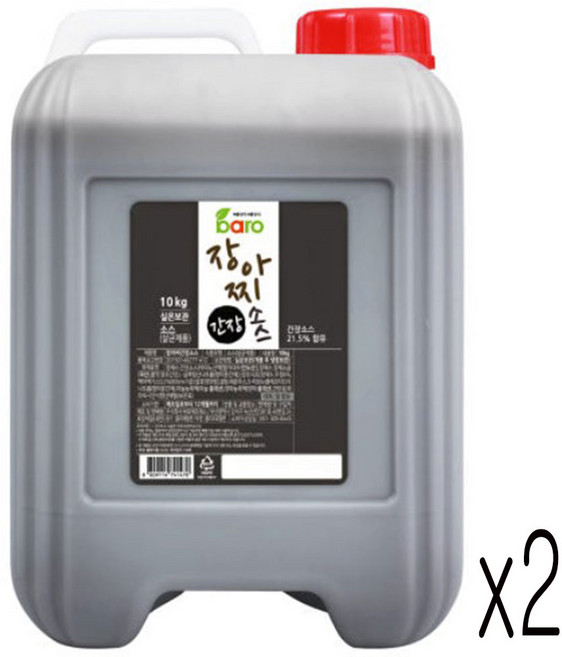 바로 장아찌 간장 소스 만능 짱아치 소스, 10kg, 2개