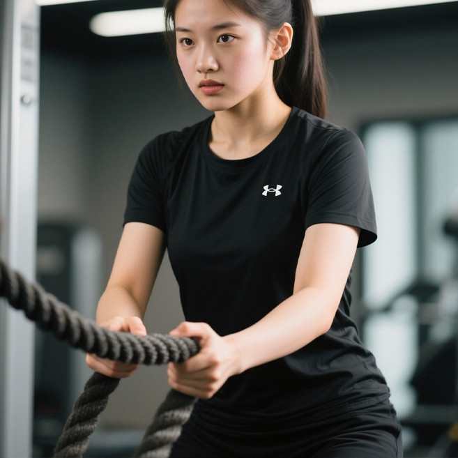 언더아머 여성 테크 SSC 솔리드 반소매 티셔츠 1384231-001