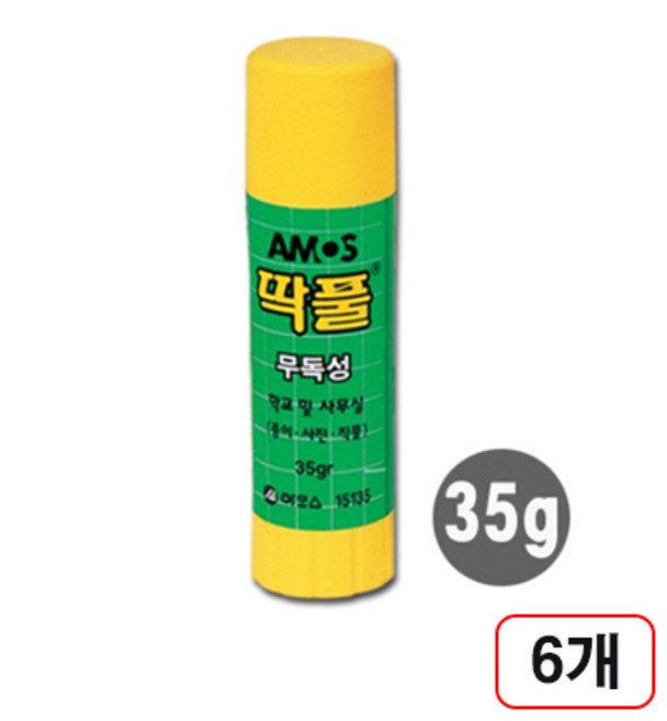 아모스 딱풀 35g 6개입