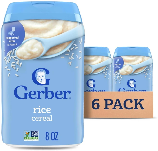 거버 시리얼 227g, 쌀, 6개 - 쿠팡