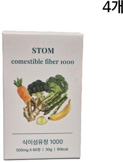 닥터민스 식이섬유정1000, 4개, 60정