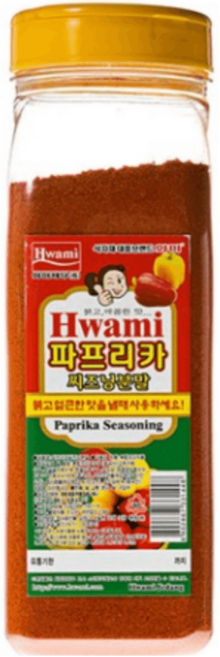 화미 파프리카 씨즈닝분말, 400g, 2개