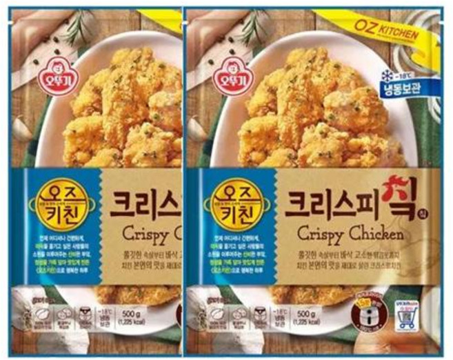 오뚜기 오즈키친 크리스피치킨, 2개, 500g