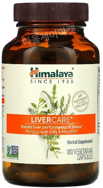 히말라야허블 리버케어 빌리루빈 활성산소 Liver care 180정, 1개 - 쿠팡