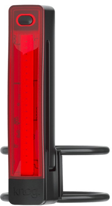 Knog Plus 磁扣快夾自行車尾燈 附充電功能, 1個, Black 黑色