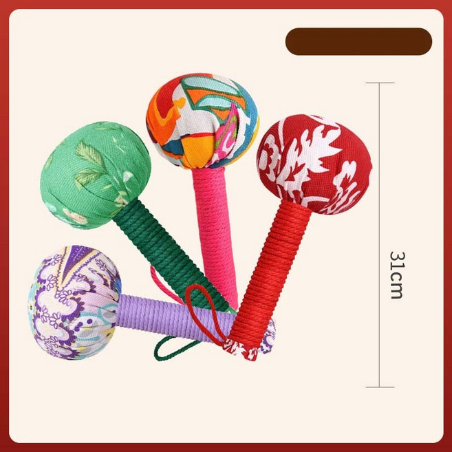 經絡按摩槌 按摩拍打棒 養生槌 肩頸槌, 31cm-加長款