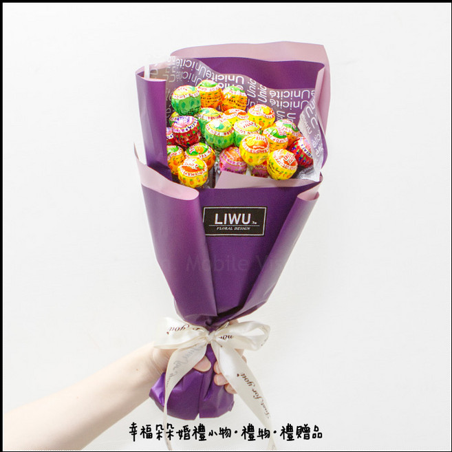 LIWU 30支 棒棒糖花束 畢業 情人節, 單束, 1件