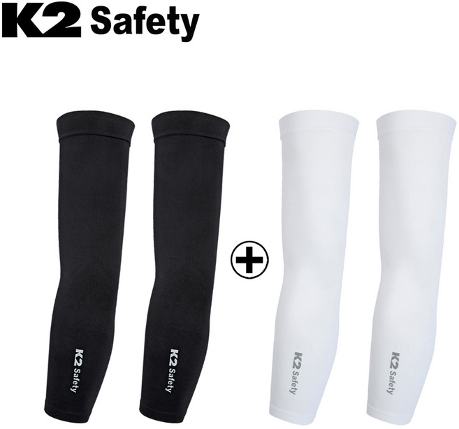 2021 K2 베이직 쿨토시 1+1, 화이트+블랙, 1세트