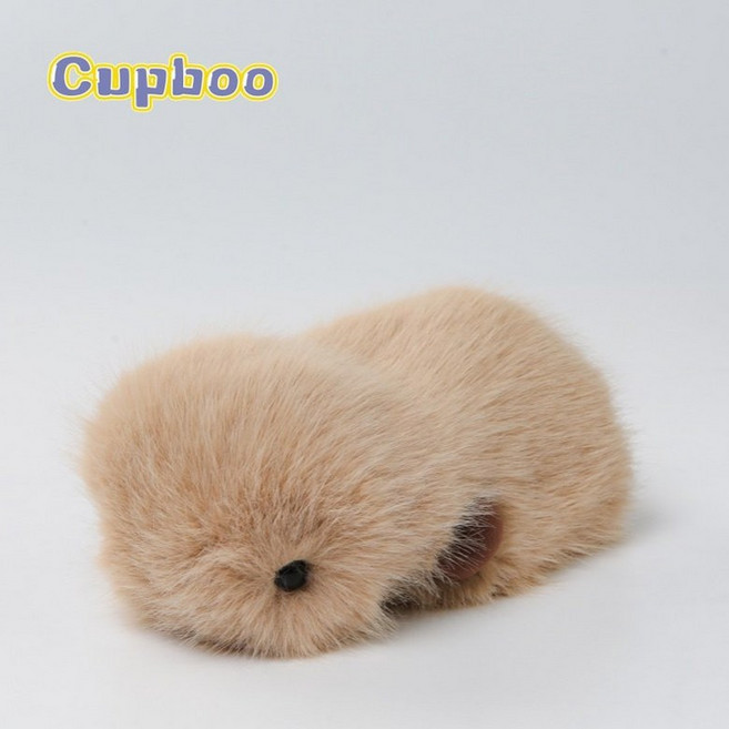 스마트 애완 동물 로봇 AI 봉제 카키색 선물 옷감 생일 Cupboo 인형, 1개, 1_카키