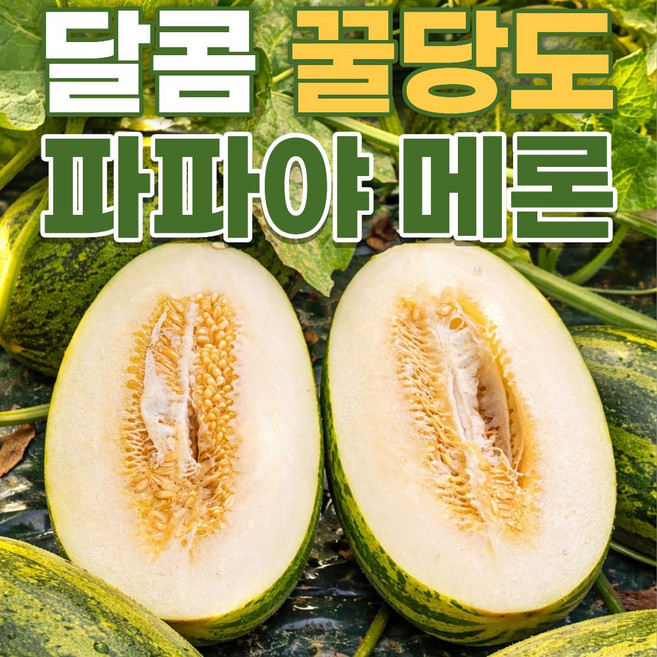 [전국최저가] 개구리참외 고당도 고령 파파야메론, 1박스, 3kg