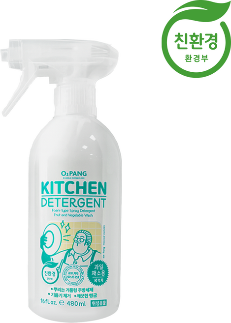 오투팡 프리미엄 친환경 1종 주방세제, 1개, 480ml