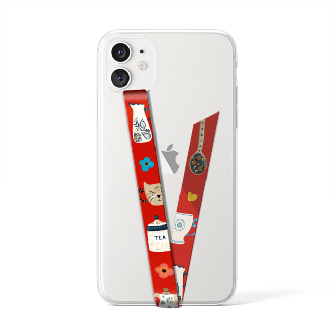 스미스브라더스 핸드폰 스트랩 핑거스트랩 케이스, 48티타임, 1개