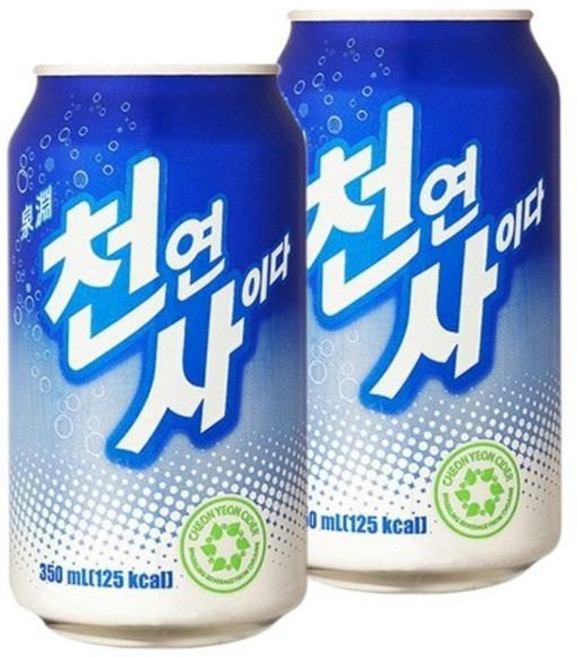 일화 천연사이다 350ml x 24캔, 스파클링 탄산음료 일화 천연사이다 350mlx24캔, 24개