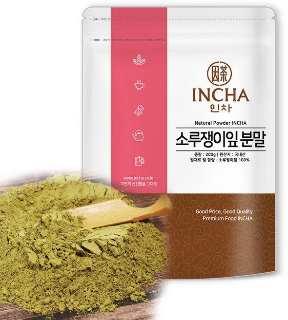 인차 국산 소루쟁이 가루 소리쟁이 분말 소루쟁이잎, 1개, 200g
